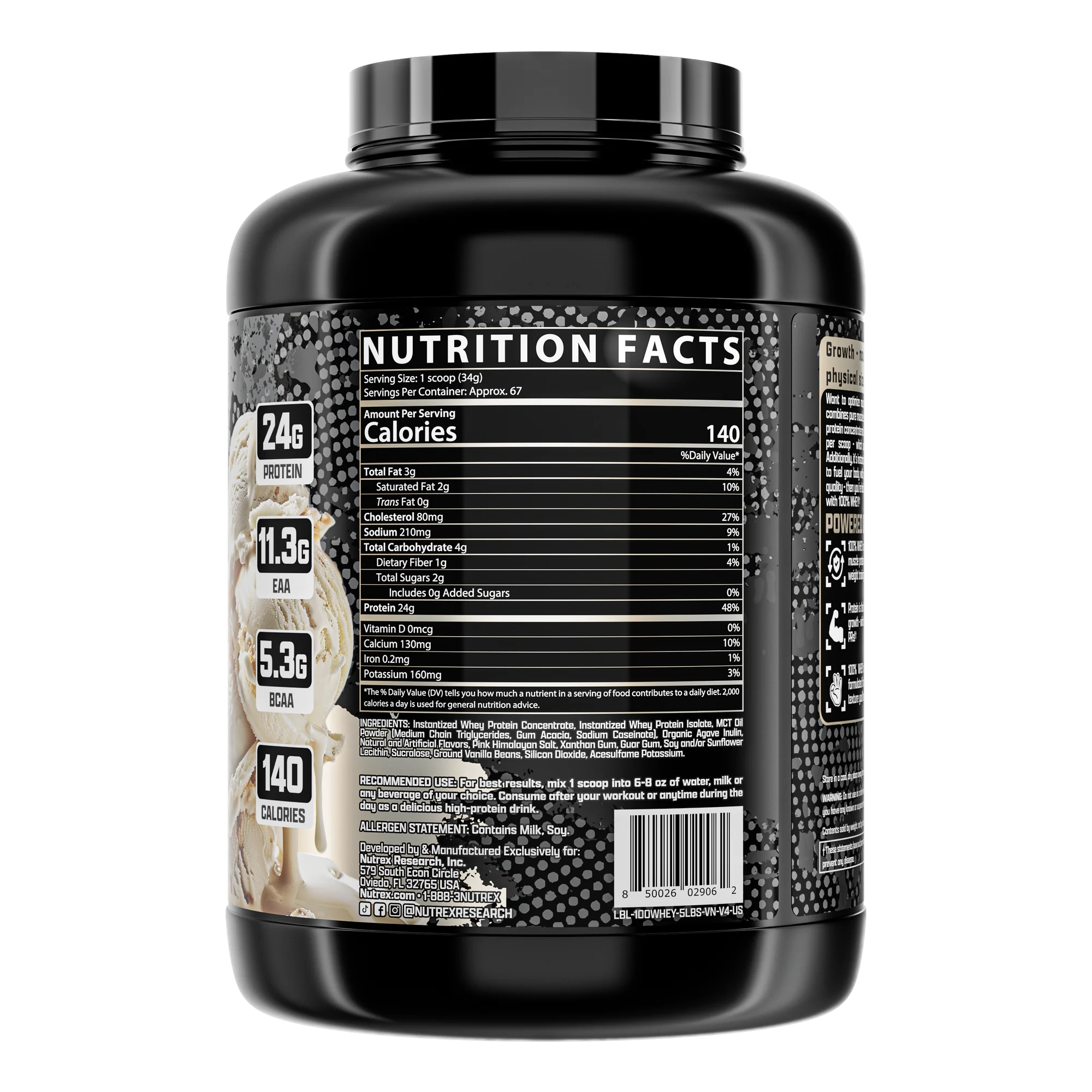 NUTREX 100% WHEY 5LBS VAINILLA_1