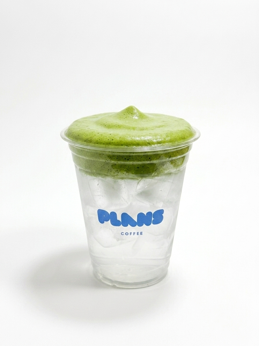 Iced Coconut Matcha Cloudy