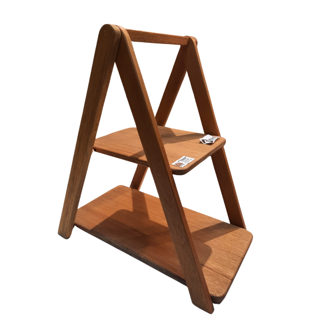 BRU Wood Tier Stand - 2 Layers