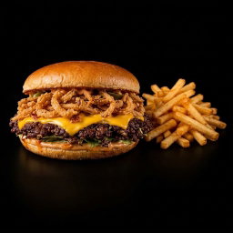 Chrispy onion  smash burger 