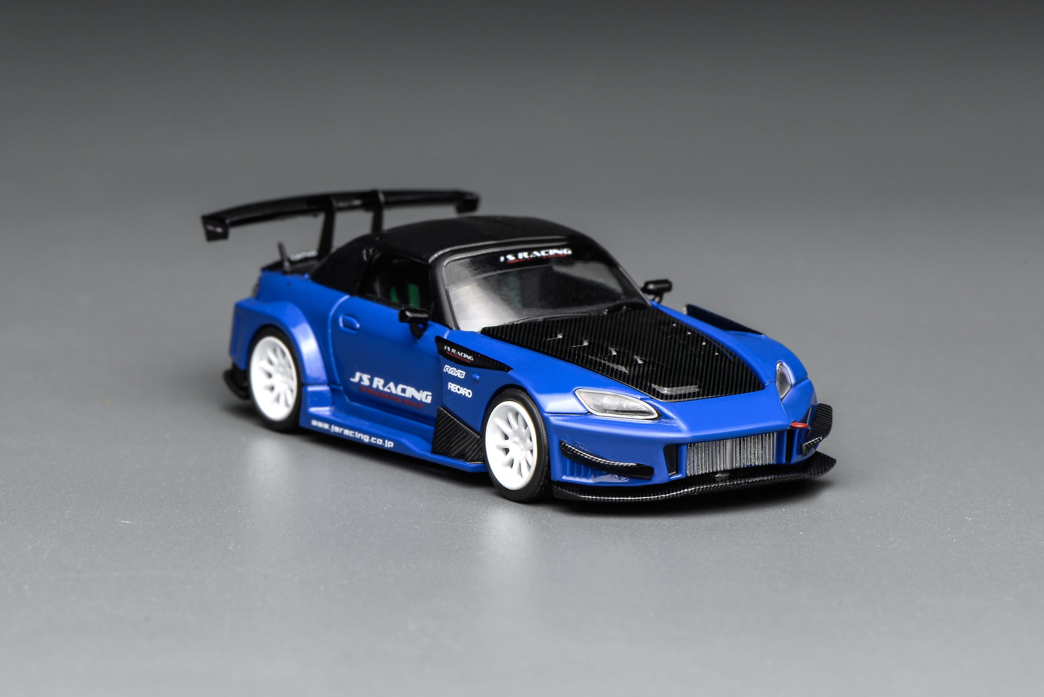 MOTOR HELIX MODEL 1/64 HONDA S2000 J'S RACING - APEX BLUE PEARL_2