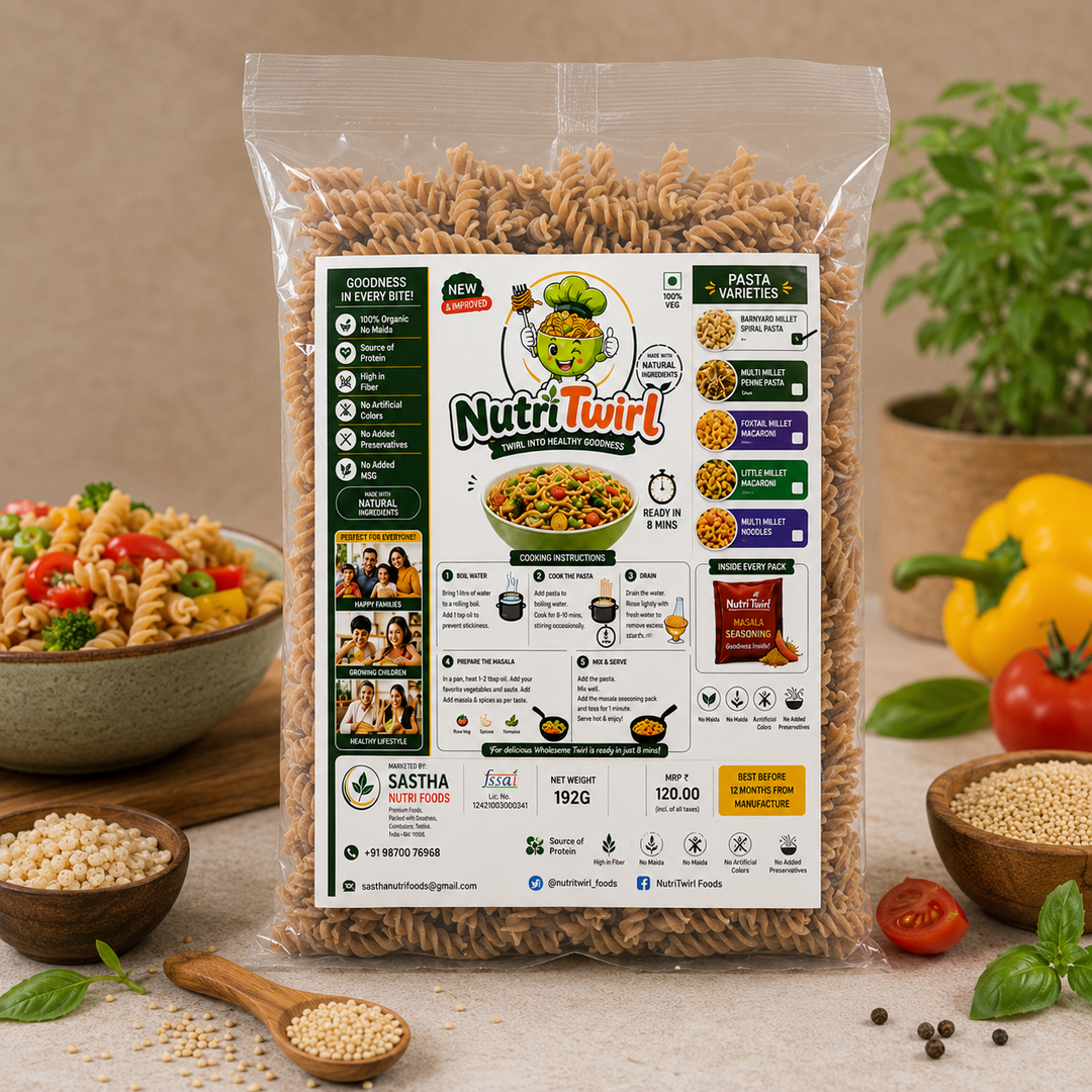 Banyard Millet Spiral