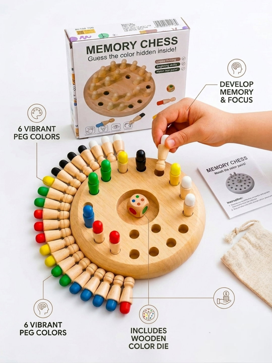 Wooden Memory Chess_0