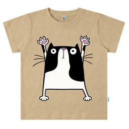 KAOS ATASAN PENDEK SERIES FACE CUTE 09 CATCOW COLOR