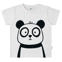 KAOS ATASAN PENDEK SERIES FACE CUTE 09 STAND PANDA