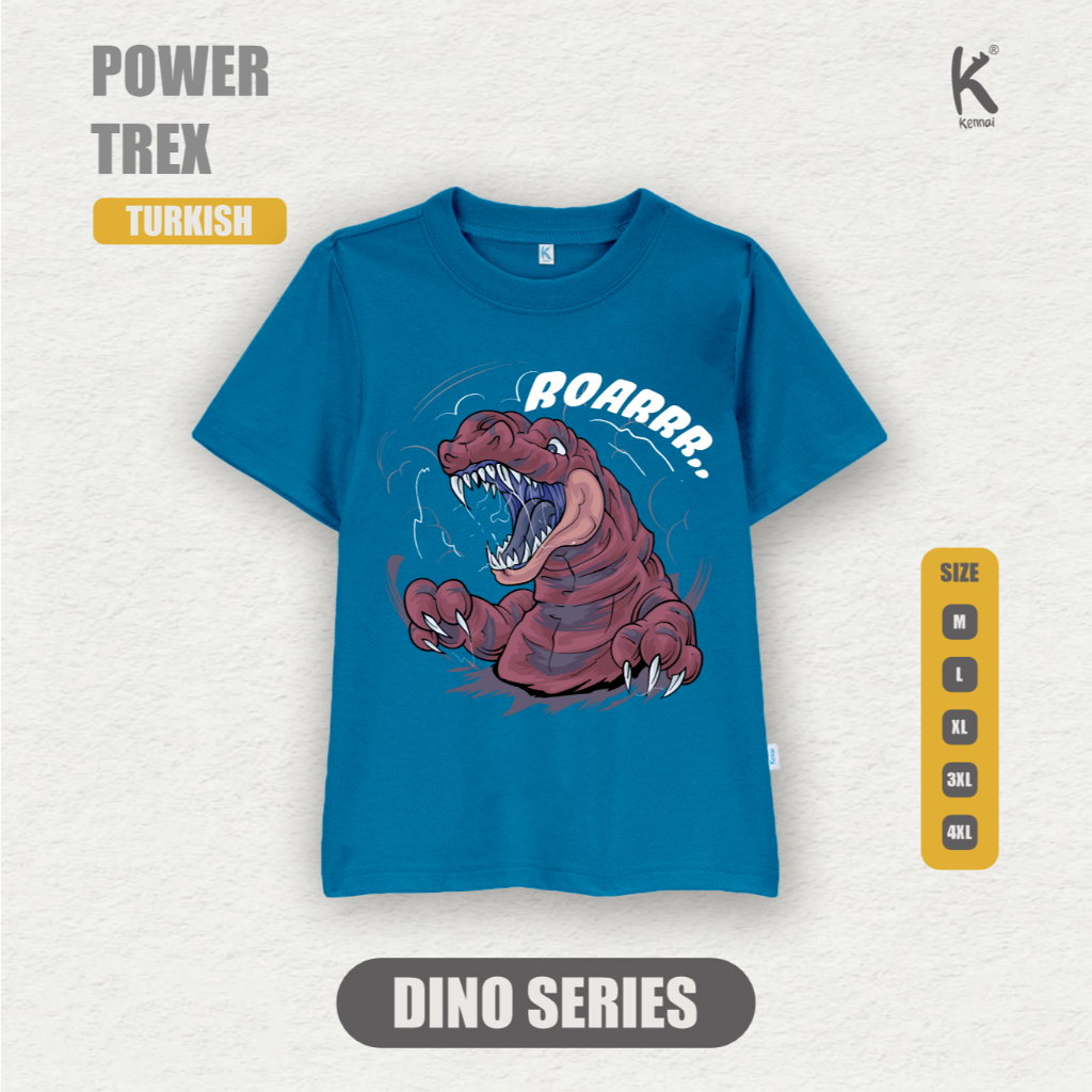 KAOS ATASAN DINO REX POWER TREX