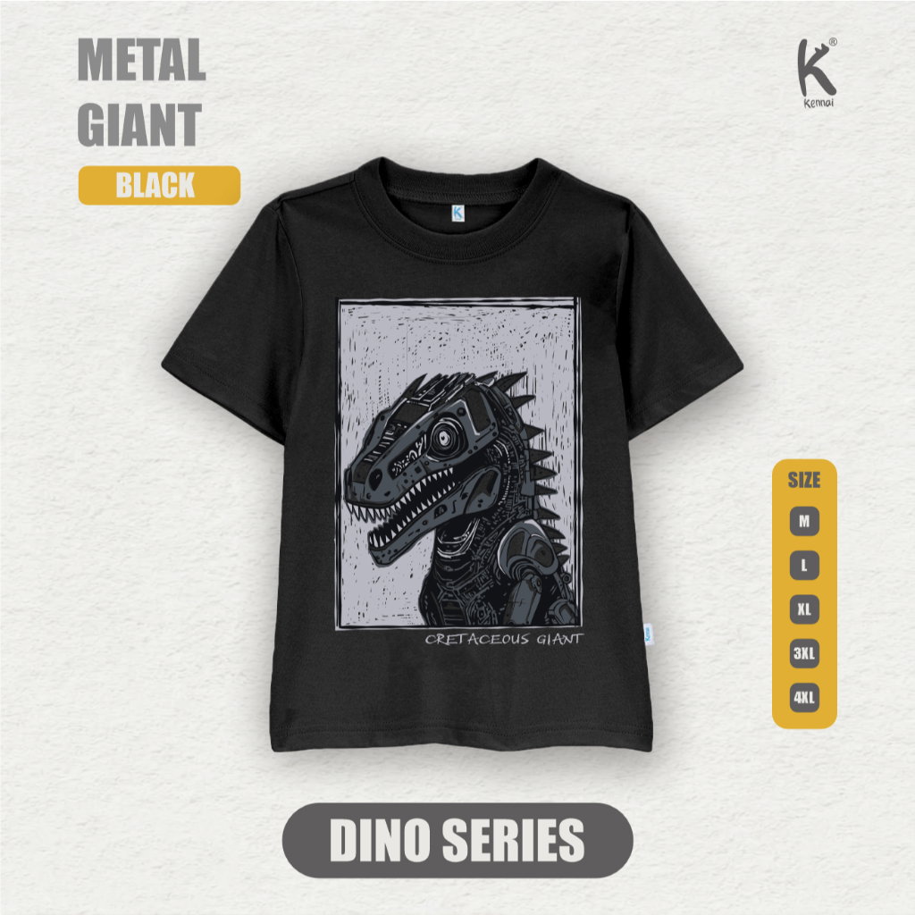 KAOS ATASAN DINO REX METAL GIANT_0