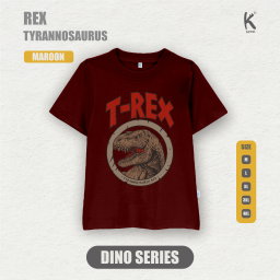 KAOS ATASAN DINO REX TYRANOSAURUS