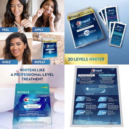Crest teeth strips - 18x treatments