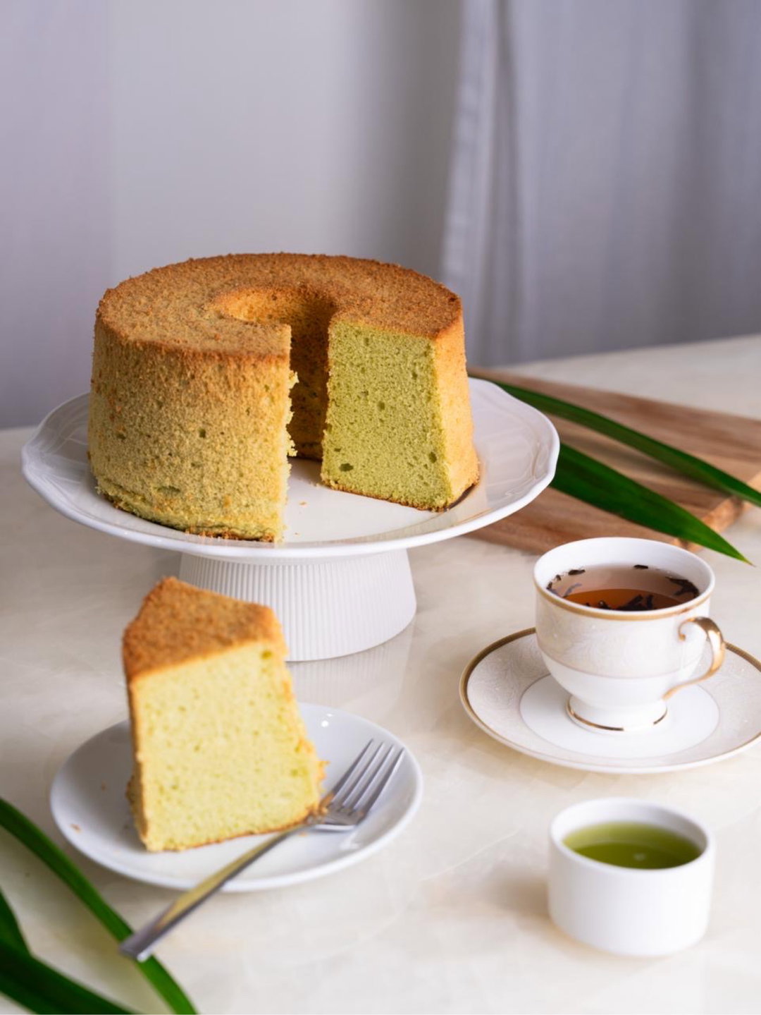 Pandan Chiffon Cake