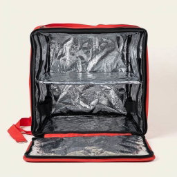 Large Pizza & Cake Delivery Bag Red