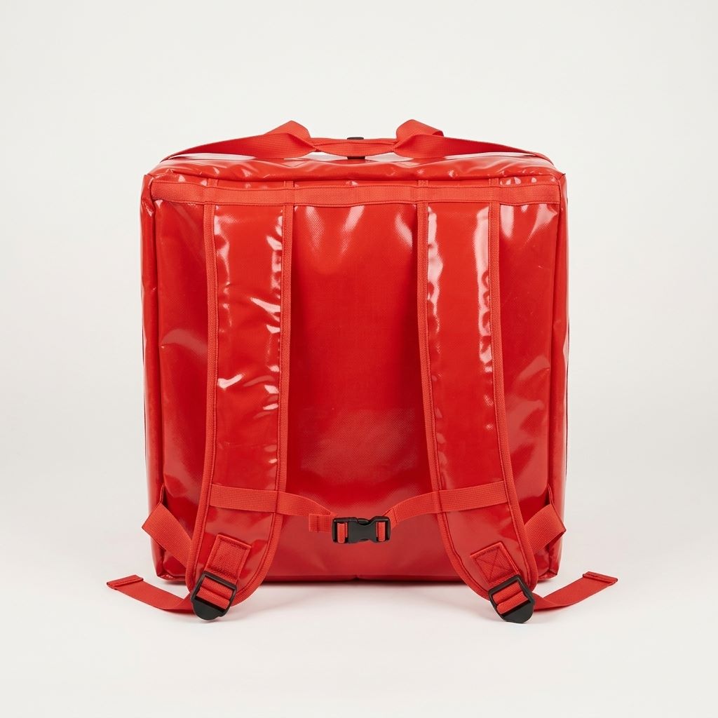 Large Pizza & Cake Delivery Bag Red_2