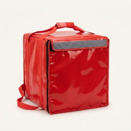 Large Pizza & Cake Delivery Bag Red