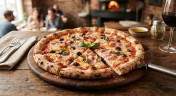 Pizza jambon fromage
