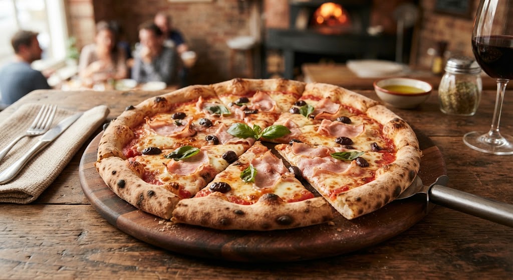 Pizza jambon fromage