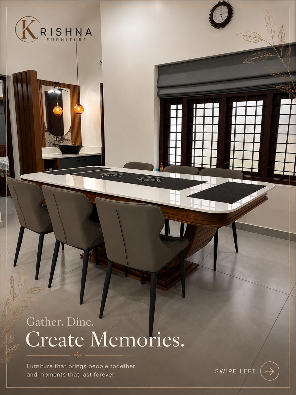MODERN DINING TABLE SET