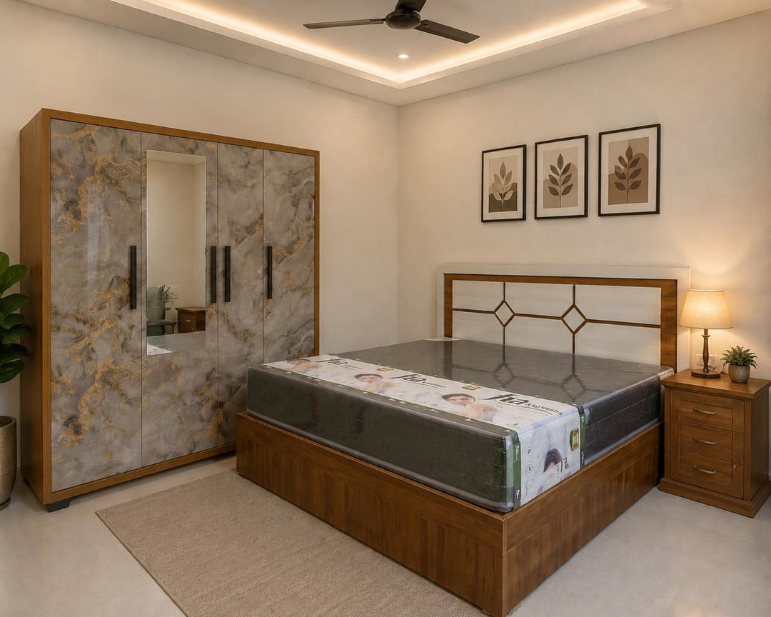 CONTEMPORARY DESIGNER WOODEN COT (BED)