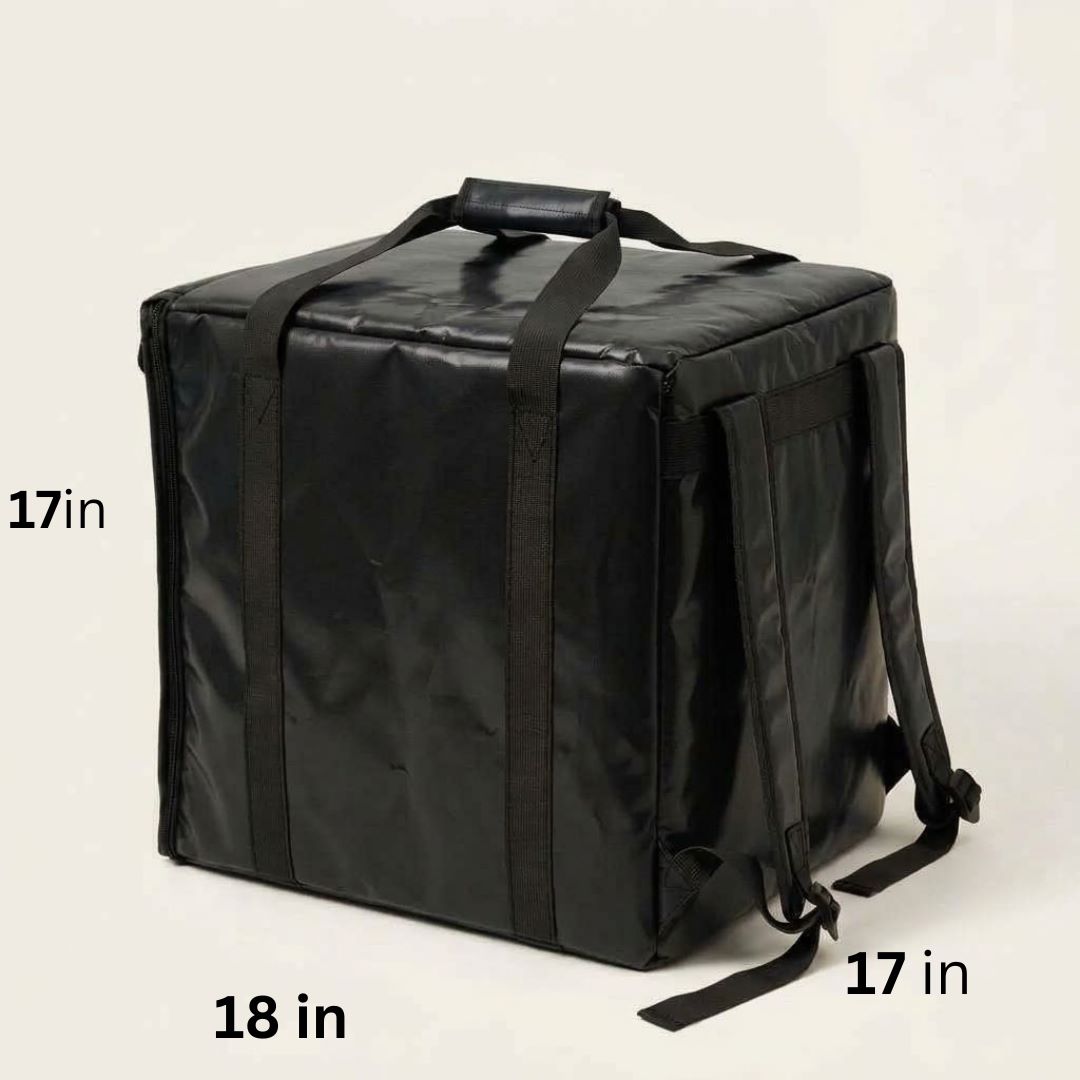 Large Pizza & Cake Delivery Bag Black_6