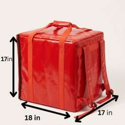 Large Pizza & Cake Delivery Bag Red