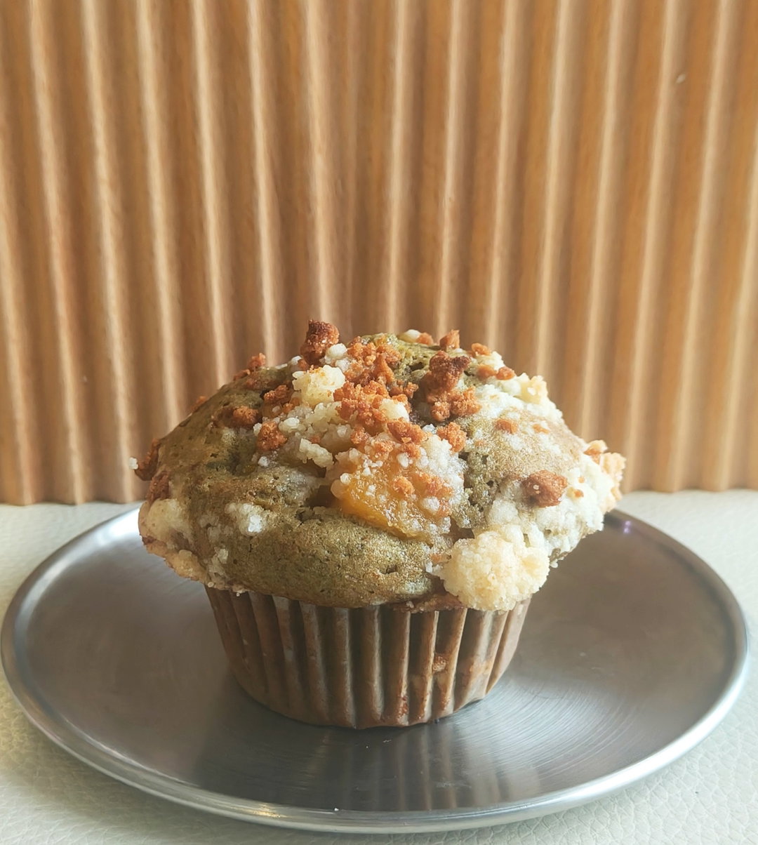 Matcha Peach Biscoff Muffin - 1 pcs
