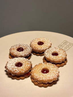 Jam filled Cookies (3 pc)