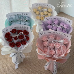 11 Stalk Soap Rose Bouquet 