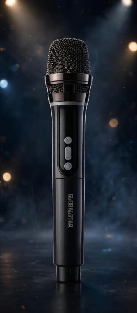 Globalstar wireless handheld microphone