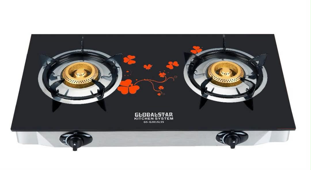 Globalstar Kitchen System GS-G201SLSS double-burner tabletop gas stove