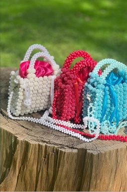 Small Berry Bead Bag