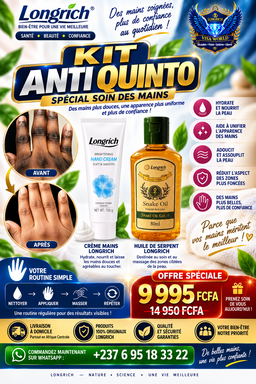 Packs pureté Quinto tâches bouton acné 