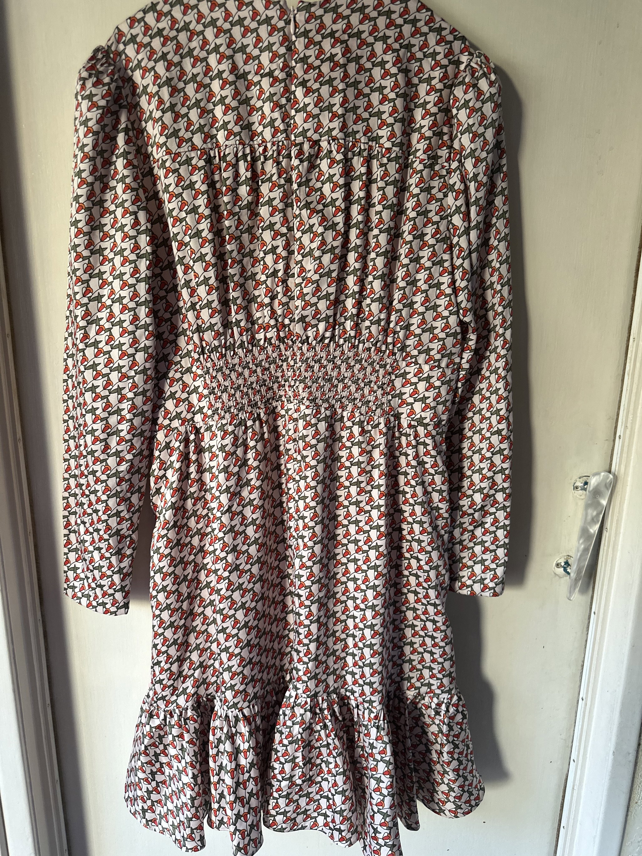 ME+EM Natural Tulip Geo Print Mini Dress _7