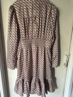 ME+EM Natural Tulip Geo Print Mini Dress 