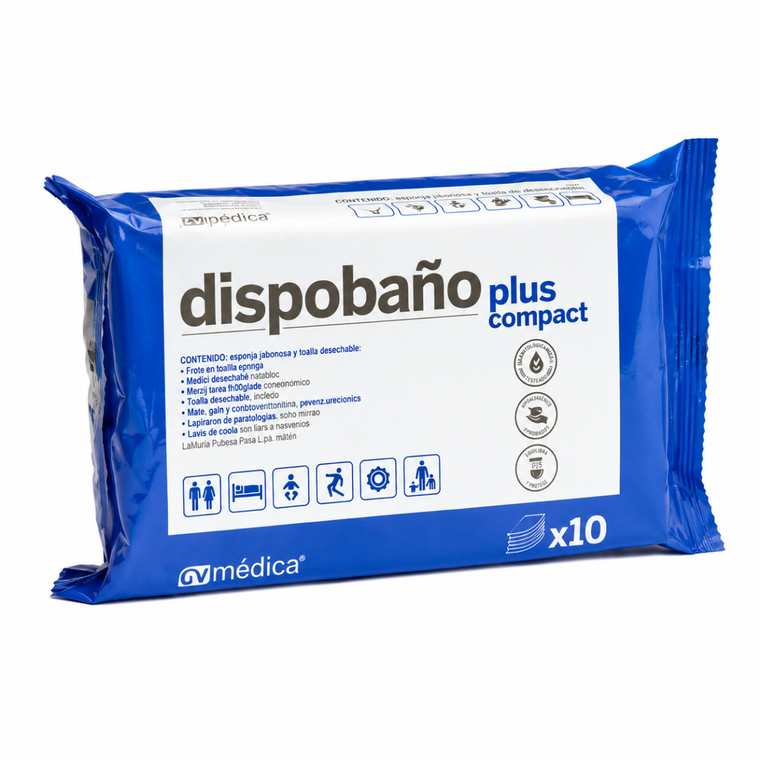 Dispobaño (10 Esponjas Jabonosas = 10 baños)