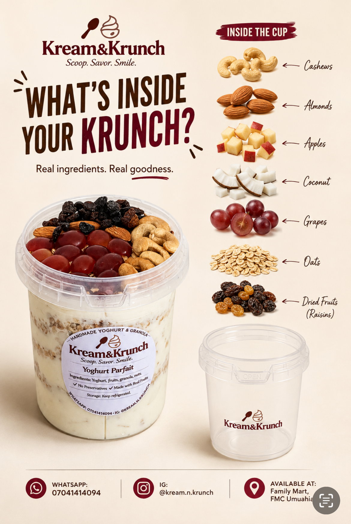KREAM&KRUNCH YOGHURT & PARFAIT_0