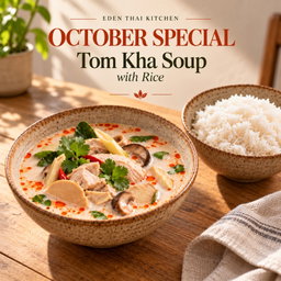 Tom Kha Soup with Rice