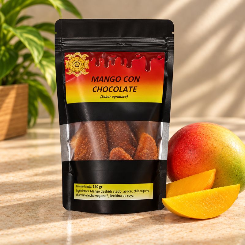 Mango con chocolate