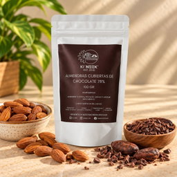 Almendras cubiertas con chocolate
