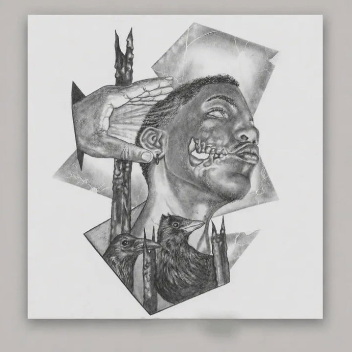 Graphite & Charcoal (Original Print) A3