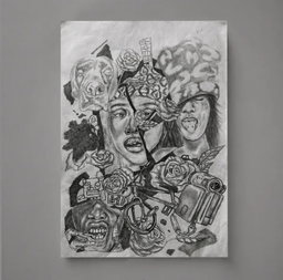 Graphite & Charcoal (Original Print) A3