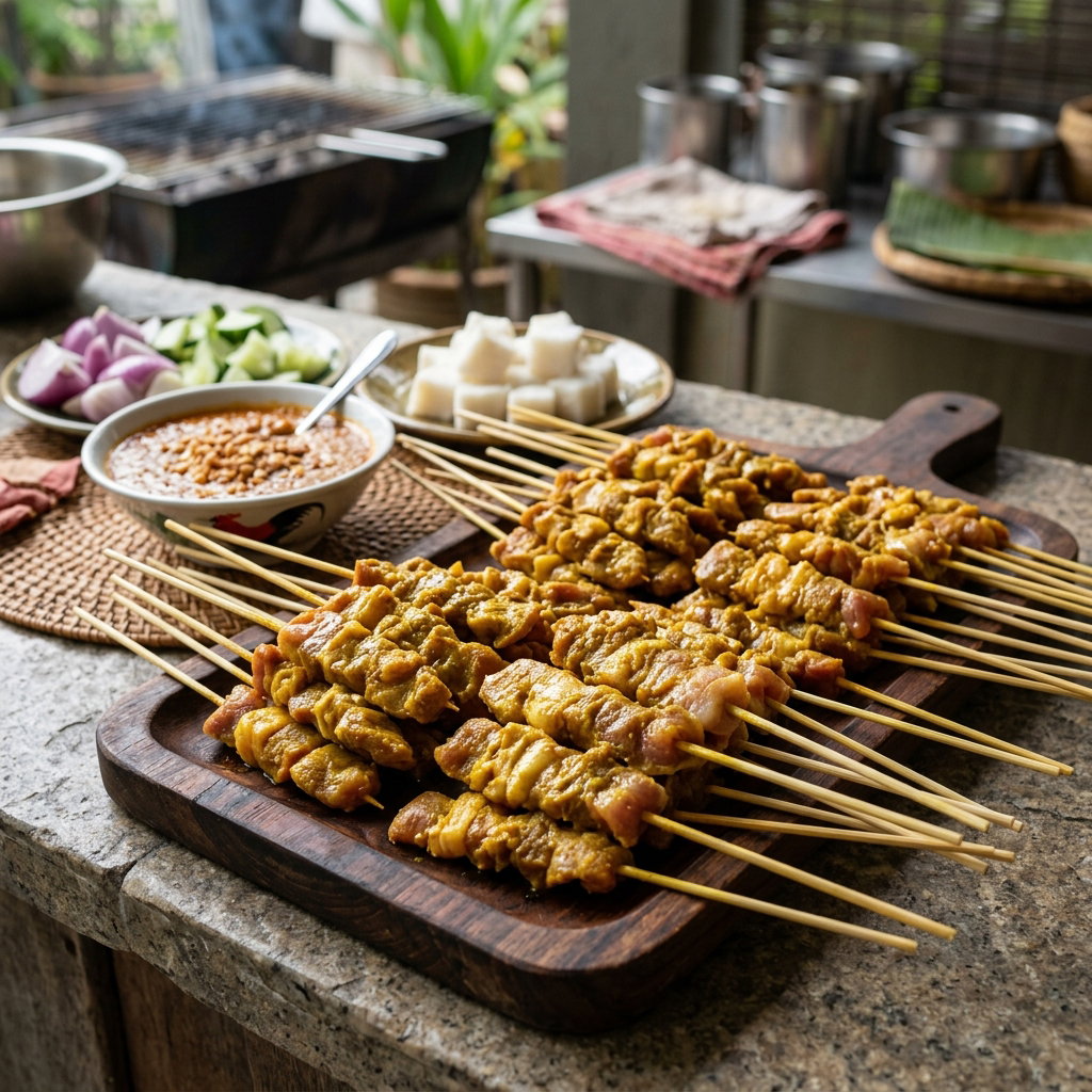 Pork Satay (Uncooked)