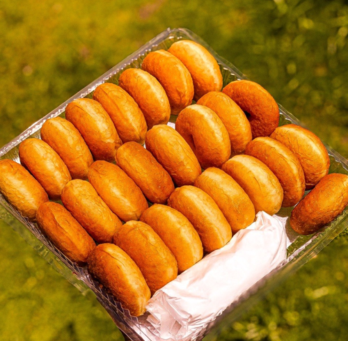 Sugar coated donuts