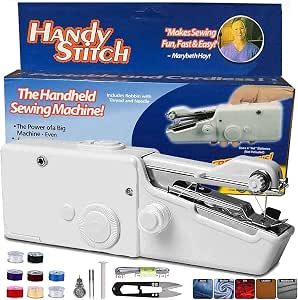 Handheld Sewing Machine Mini Portable Cordless Stitching Machine_1