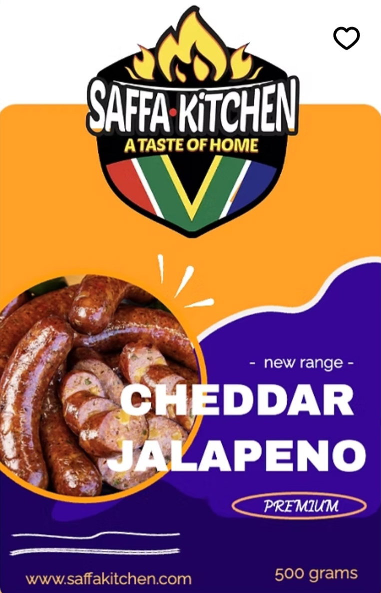 Cheddar & Jalapeno sausage, 500g