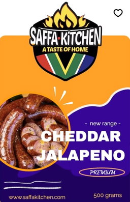 Cheddar & Jalapeno sausage, 500g