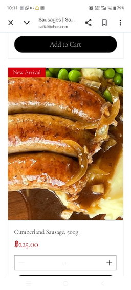 Breakfast sausage, 500g