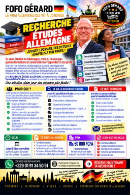 Recherche Études Allemagne