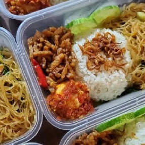 Nasi Gurih Medan Telur Bulat 