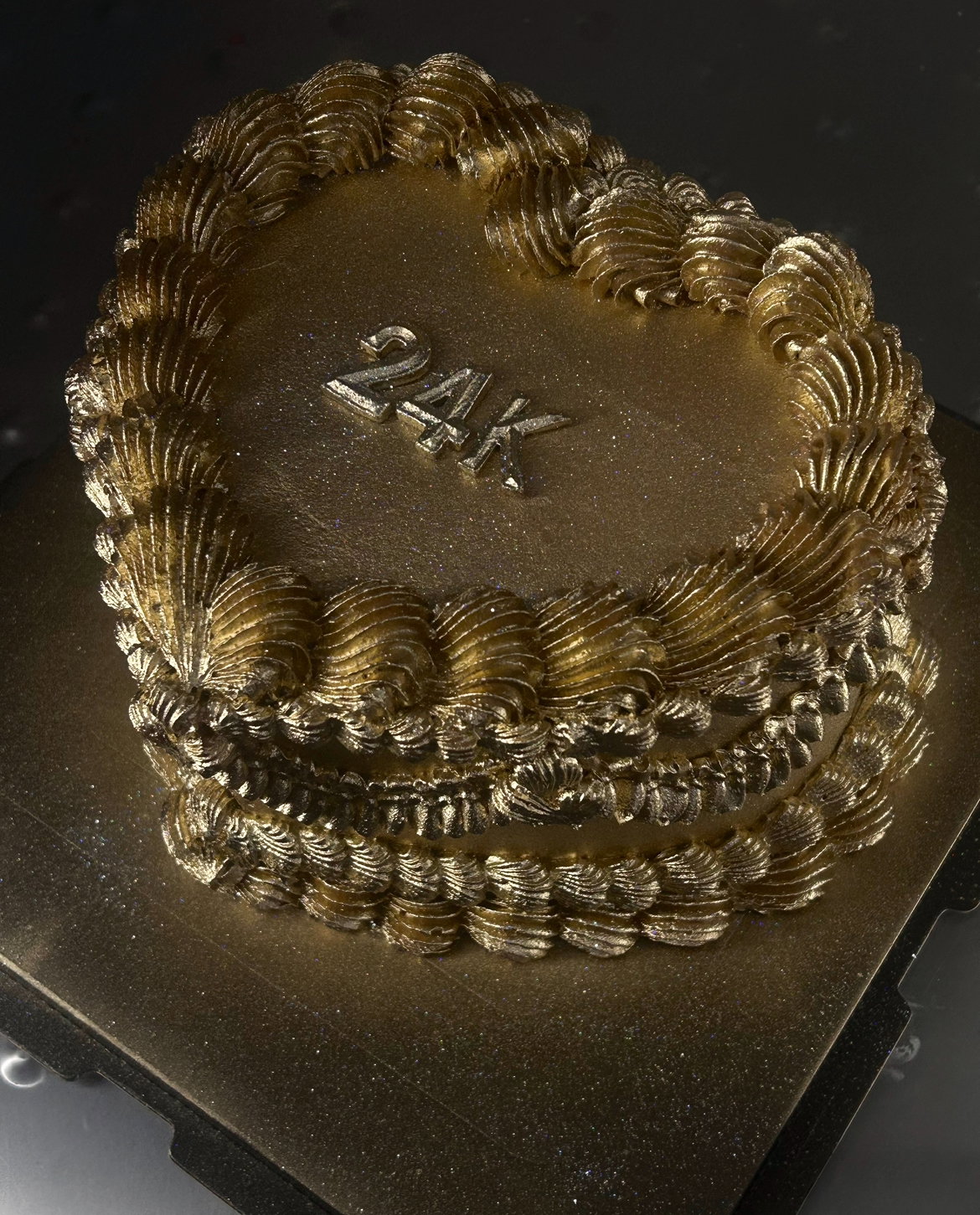 Gold Glitter Cake _0