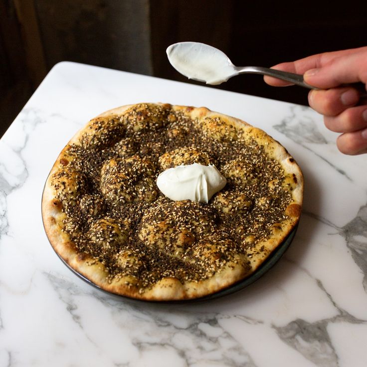 Zaatar & Labneh (Pie)_0