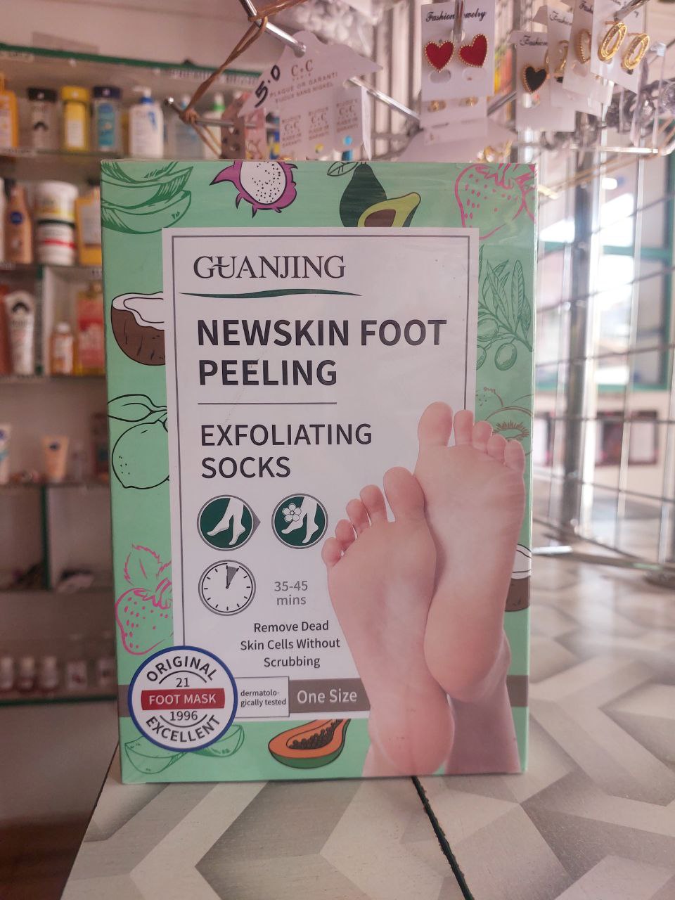 Guanjing Newskin Foot Peeling Exfoliating Socks Foot Mask